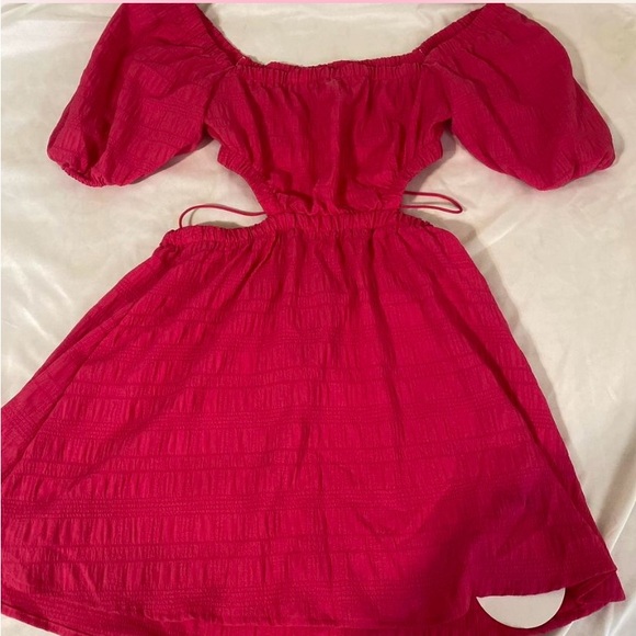 SHEIN VCAY Square Neck Puff
Sleeve Spring Break SummerDress - Picture 2 of 2